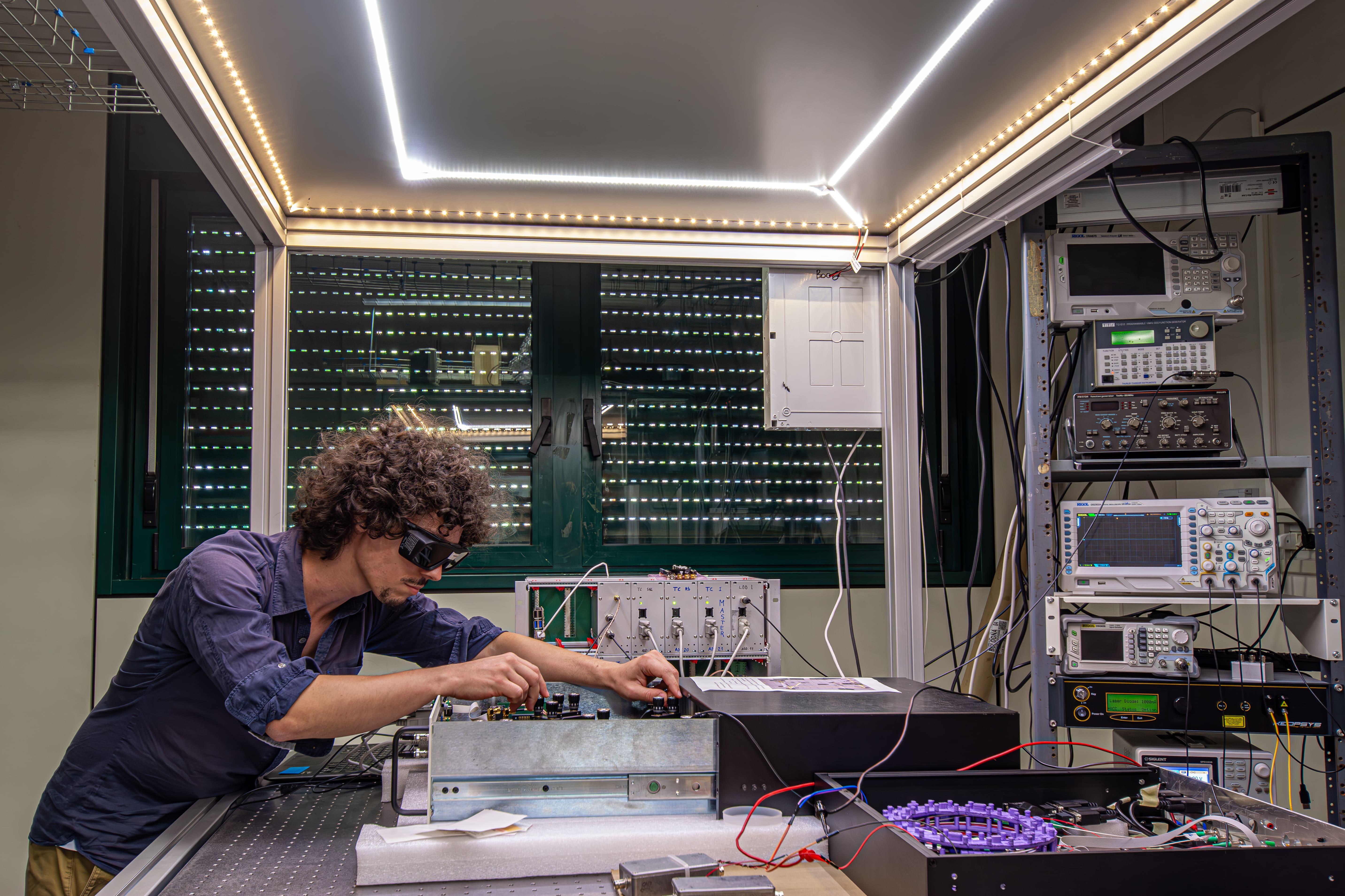 Banco ottico Laser